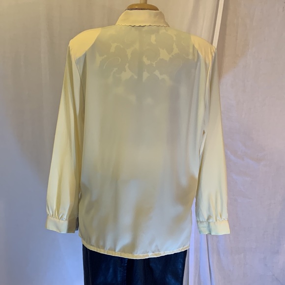 Gorgeous Vintage Tailored Yellow Button Sleeve large - Picture 4 of 14